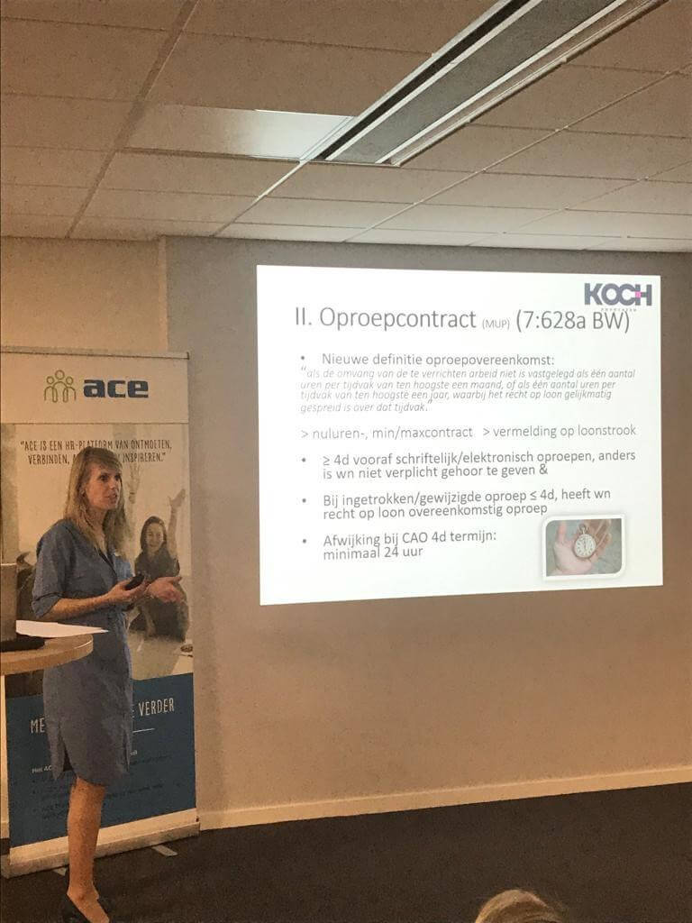 Workshop Wet Arbeidsmarkt in Balans voor ACE