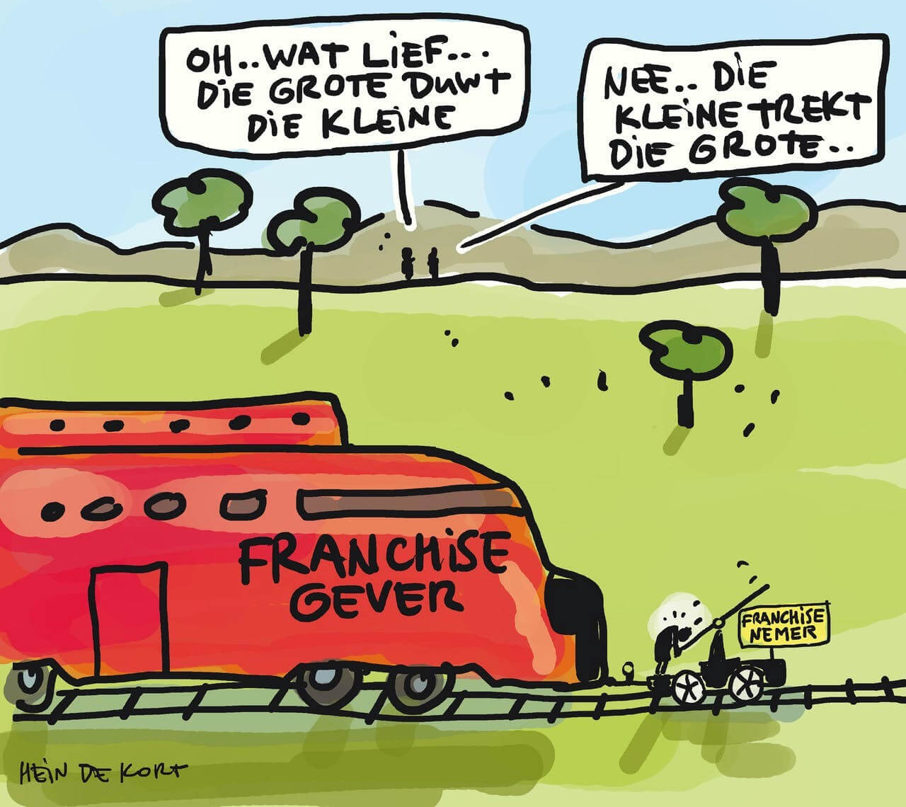 Nieuwe wetgeving moet zorgen voor een evenwichtigere franchiseverhouding Nieuwe wetgeving moet zorgen voor een evenwichtigere franchiseverhouding