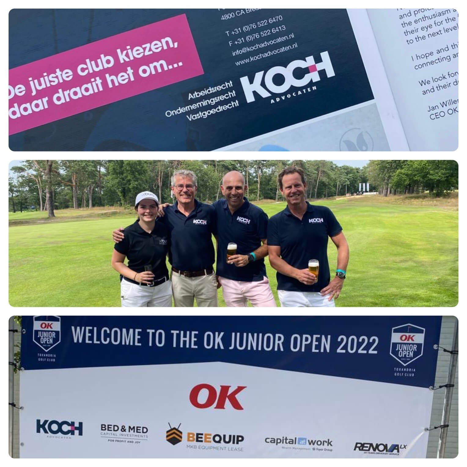KOCH Advocaten sponsort het OK Junior Open! KOCH Advocaten sponsort het OK Junior Open!